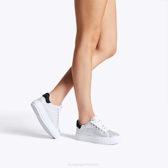 Kurt Geiger mujer cristal de laney de londres 2LPR300 | calzados blanco